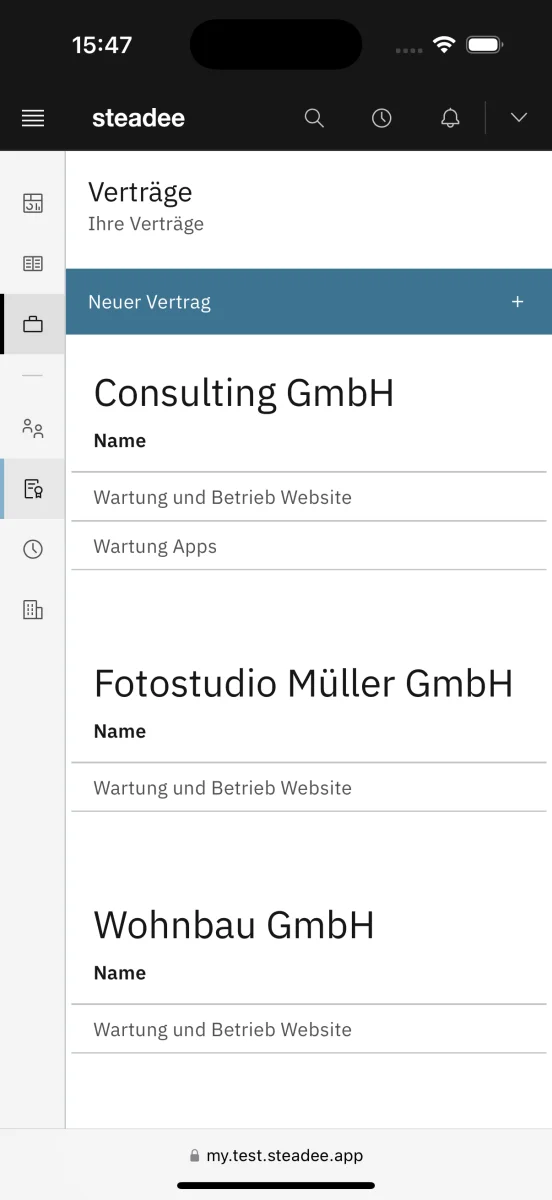 Vertragsverwaltung