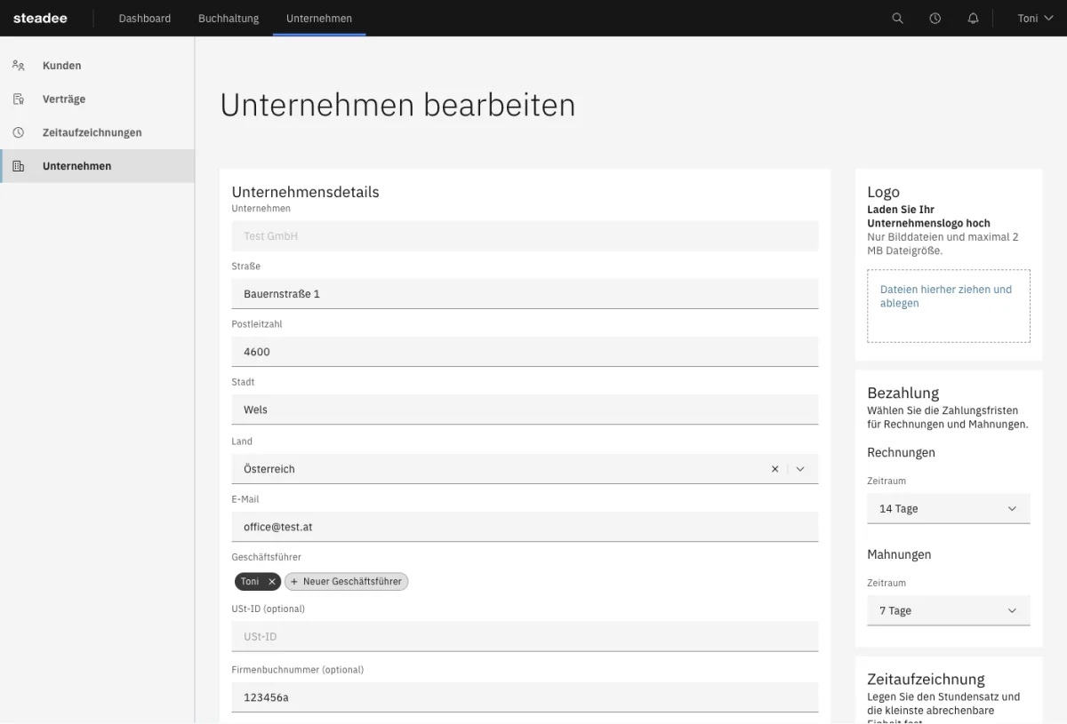 Einstellungen
